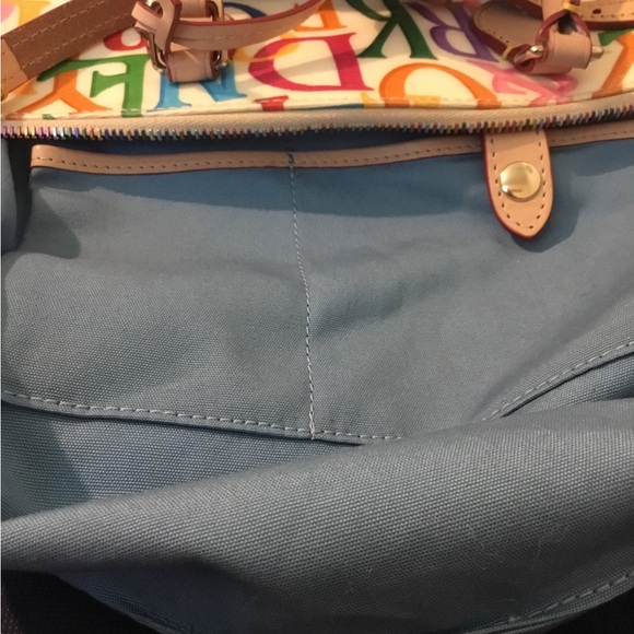 Vintage Dooney and Bourke Scribble Shoulder Bag - Picture 7 of 15